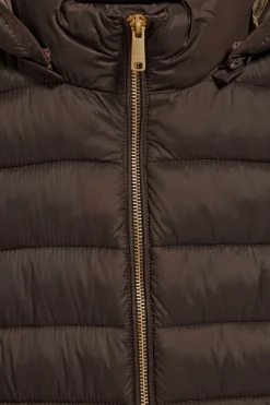 Polo Club Vestes*Veste ultralight marron Corey à capuche amovible et broderie PC Marron foncé
