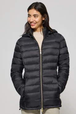Polo Club Vestes*Veste ultralight e Cintia à capuche amovible et broderie PC Noir