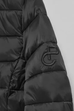 Polo Club Vestes*Veste ultralight e Cintia à capuche amovible et broderie PC Noir