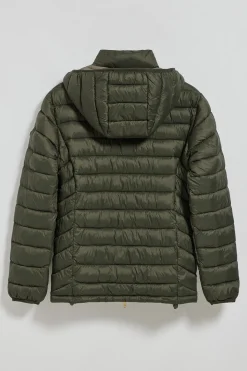 Polo Club Vestes*Veste ultralight verte Corey à capuche amovible et broderie PC Vert forêt