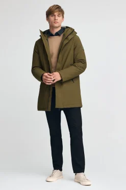 Polo Club Vestes*Veste Voguel kaki foncé avec logo Kaki foncée