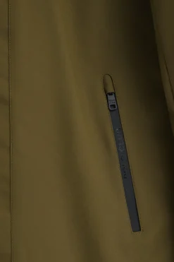 Polo Club Vestes*Veste Voguel kaki foncé avec logo Kaki foncée