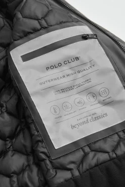 Polo Club Vestes*Veste Voguel e avec logo Noir